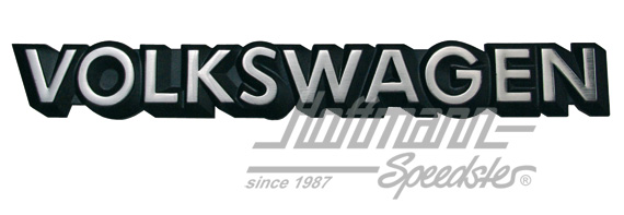 Emblem, "Volkswagen", rear (chromed) | 321 853 685 C GX2 | 180-6580