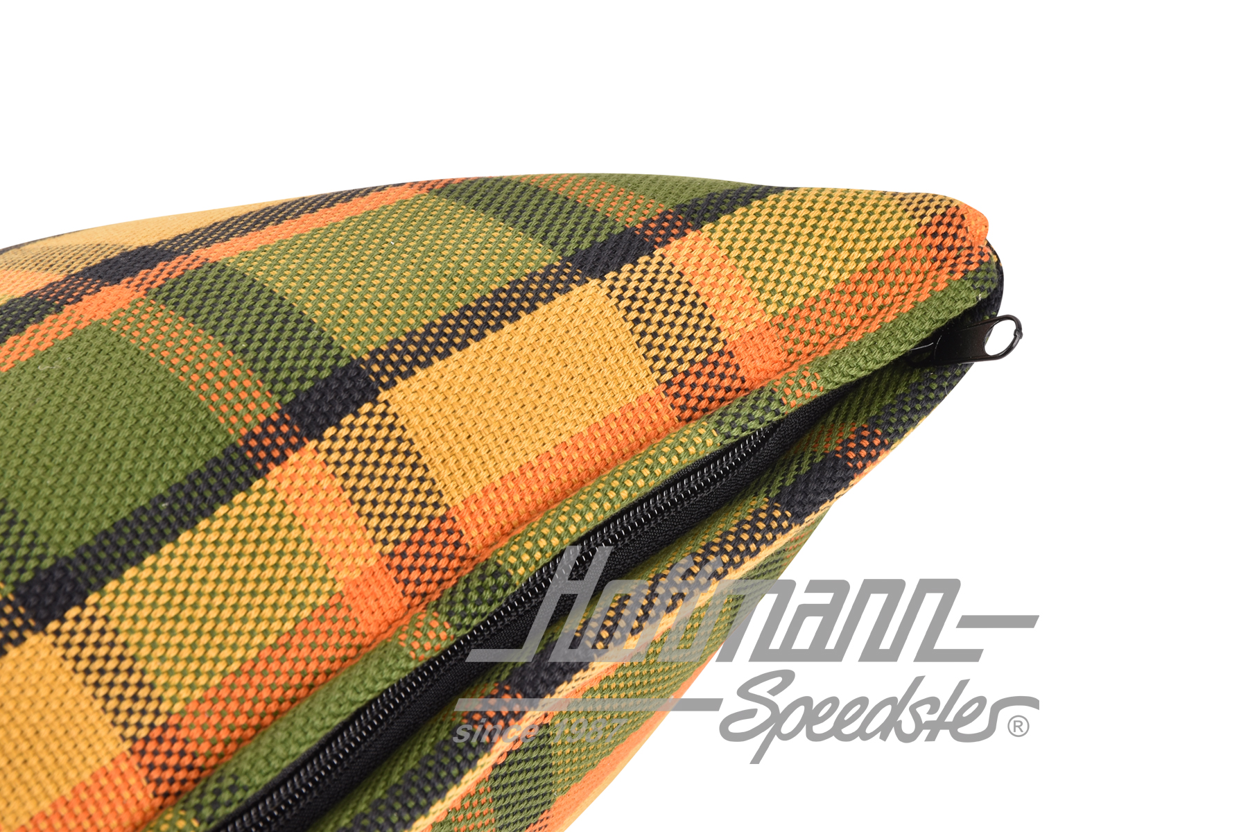 Cushion, Westfalia, yellow/orange, 39x39cm                                                          