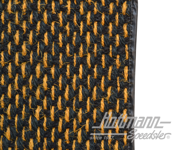Floor mats, coco, 8.72-, yellow/black                                                               