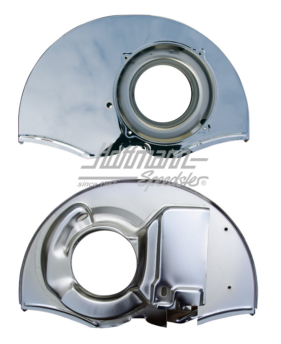 Fan shroud "Ovali 22KW/30HP", chromed, without air duct | AC 119022 | 020-1109