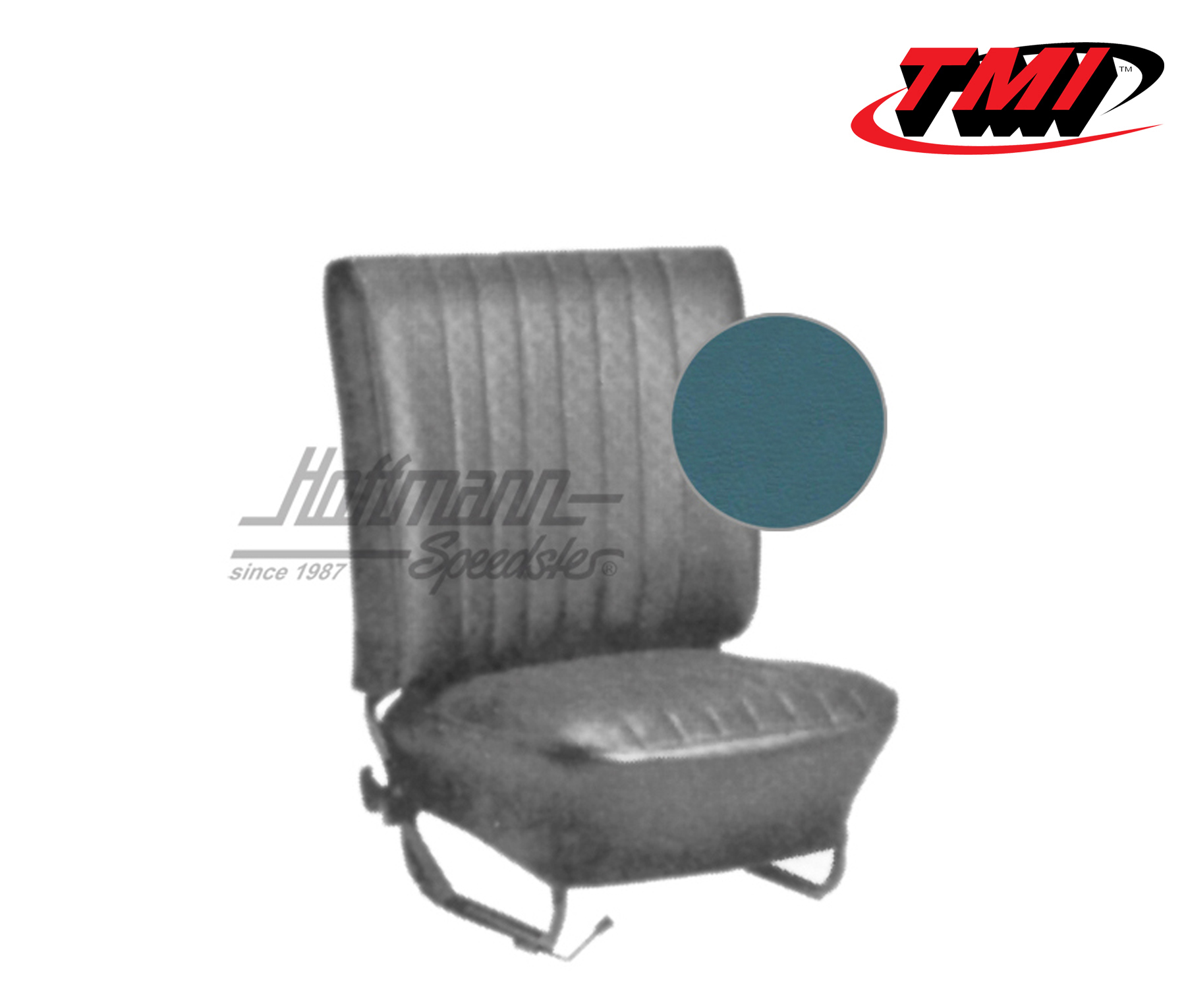 Seat upholstery, Sedan, 8.64-7.67, Classic, water blue | 43-1124-24-24-15W | 055-5523