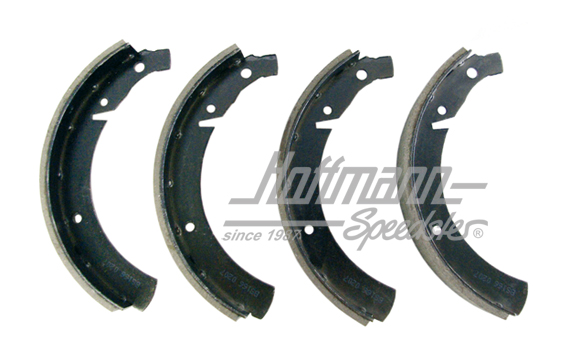 Brake-shoe set, rear, Bus T1, 55-63 | 211 609 537 B | 089-2882