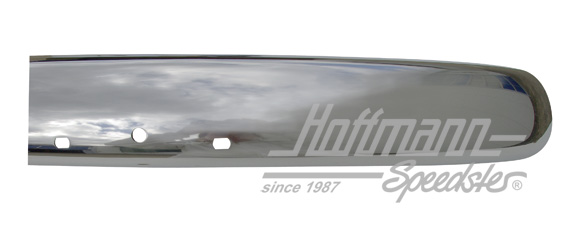 Bumper "old", rear, stainless steel | 113 707 311 A | 020-3060-10