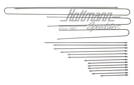 Brake line kit, Bus T3, 87-92, ABS |  | 325-2560-17