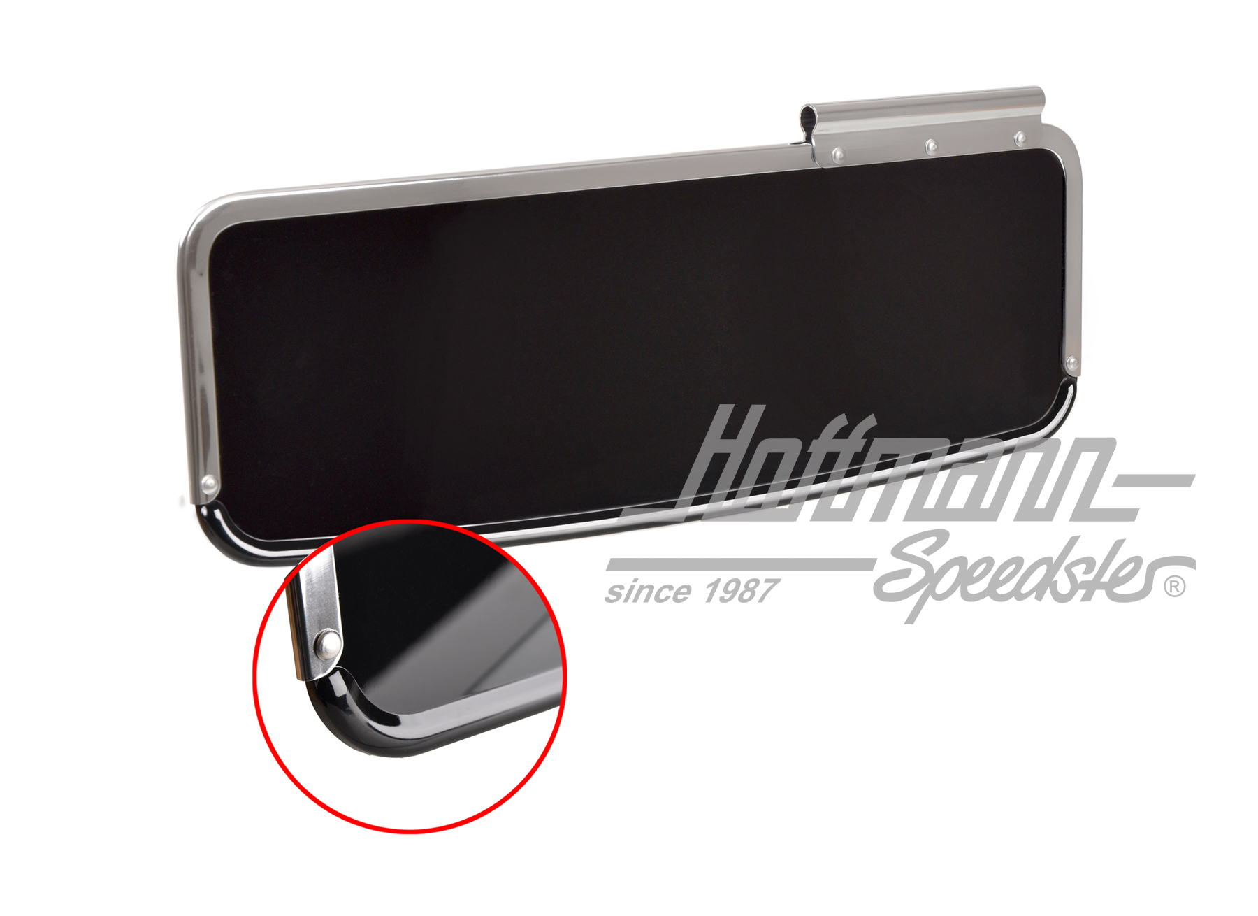 Sun visor, plastic, smoked, -.57, left | 113 857 551 | 055-7301-01
