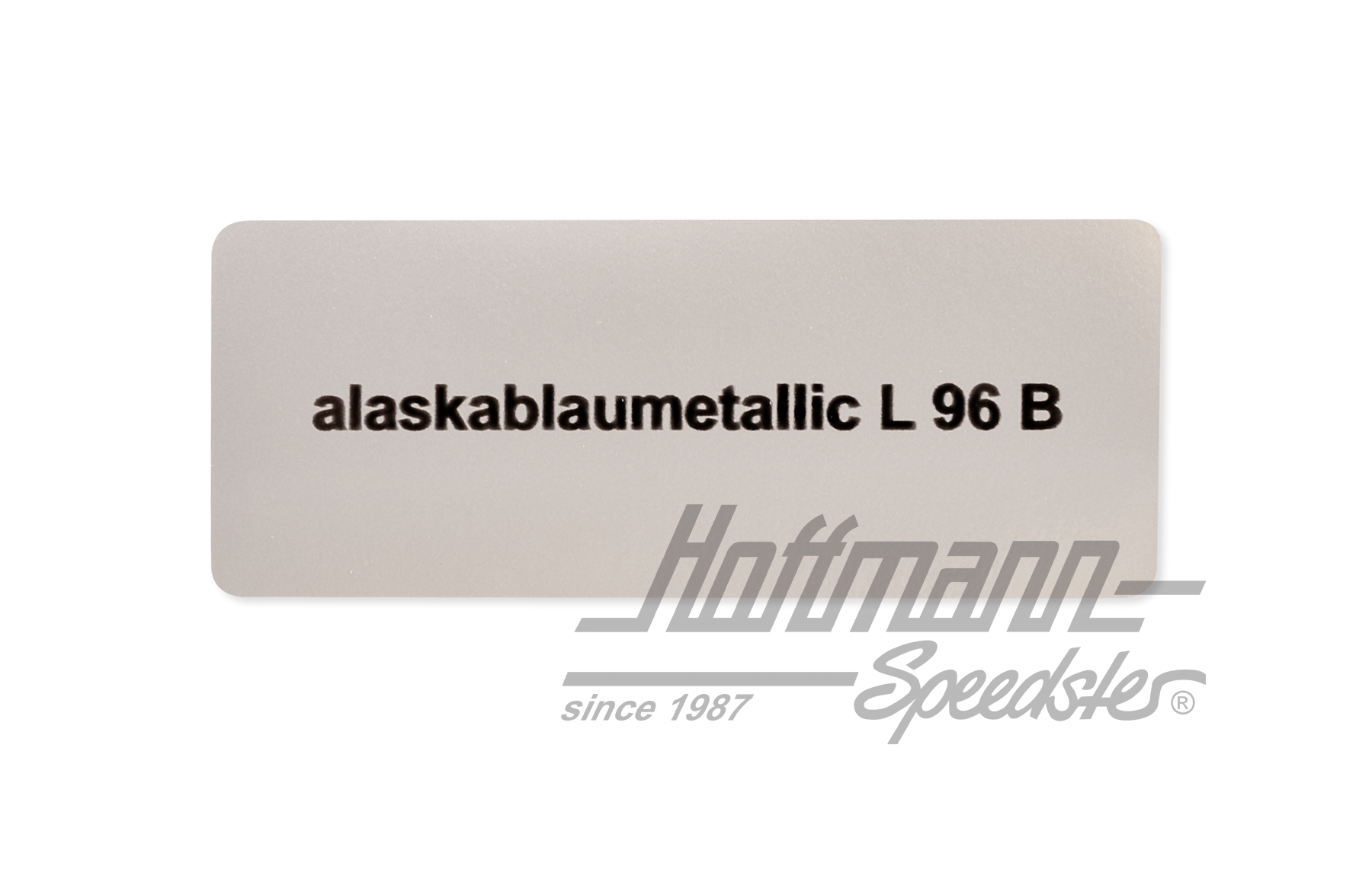 Sticker, colour number L96B, alaska blue metallic | L96B | 021-0180-28