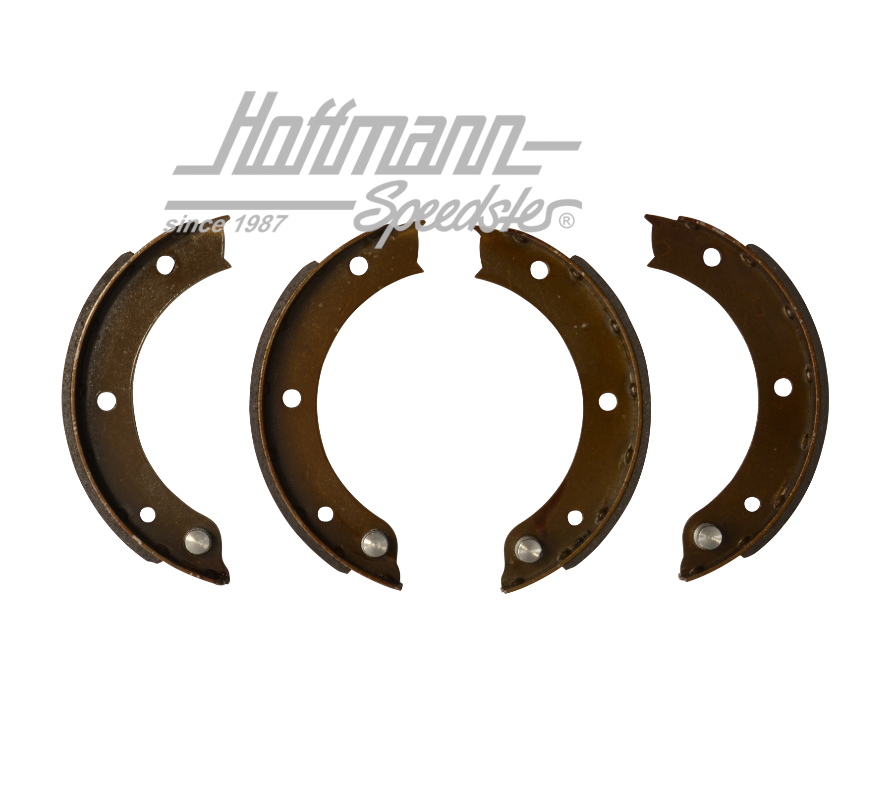 Hand brake shoe set, 4pcs., 356C/911, -68 (32mm) | 901 352 097 10 | 510-2190-32