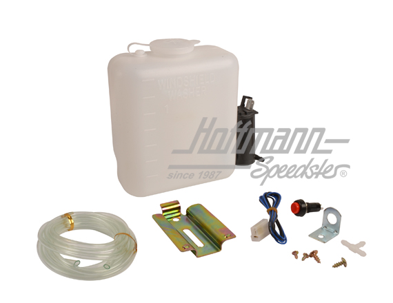 Washer tank, electrical pump 12V, universal 2 | 113 955 453 | 020-4188-10