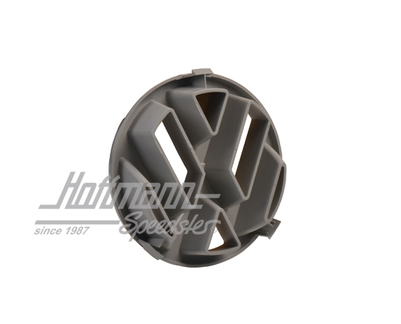 Emblem, front, chromed, 125mm                                                                       