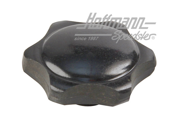 Heater control turn knob, black                                                                     