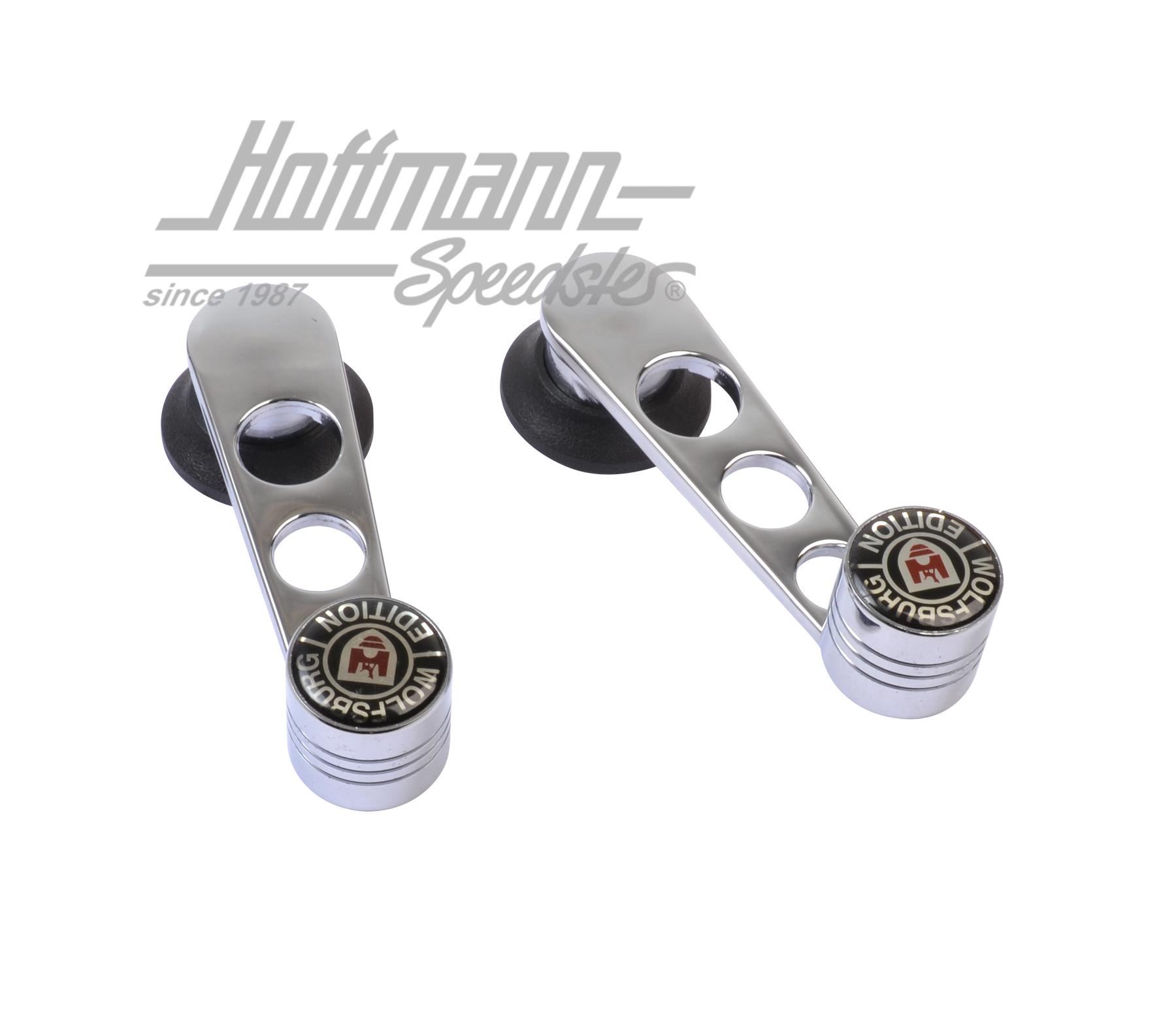 Window winders, Bus T4, chromed, WOB | AS-WW02-WOB | 408-1220