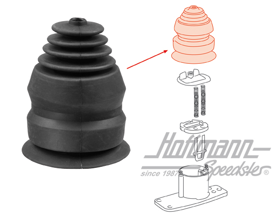 Boot, shift lever, 911, 73-89                                                                       