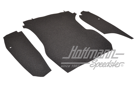 Trunk carpet kit, 911, 65-68                                                                        
