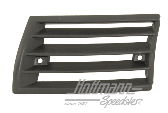 Horn grill, black, 911, .69-.73, left                                                               