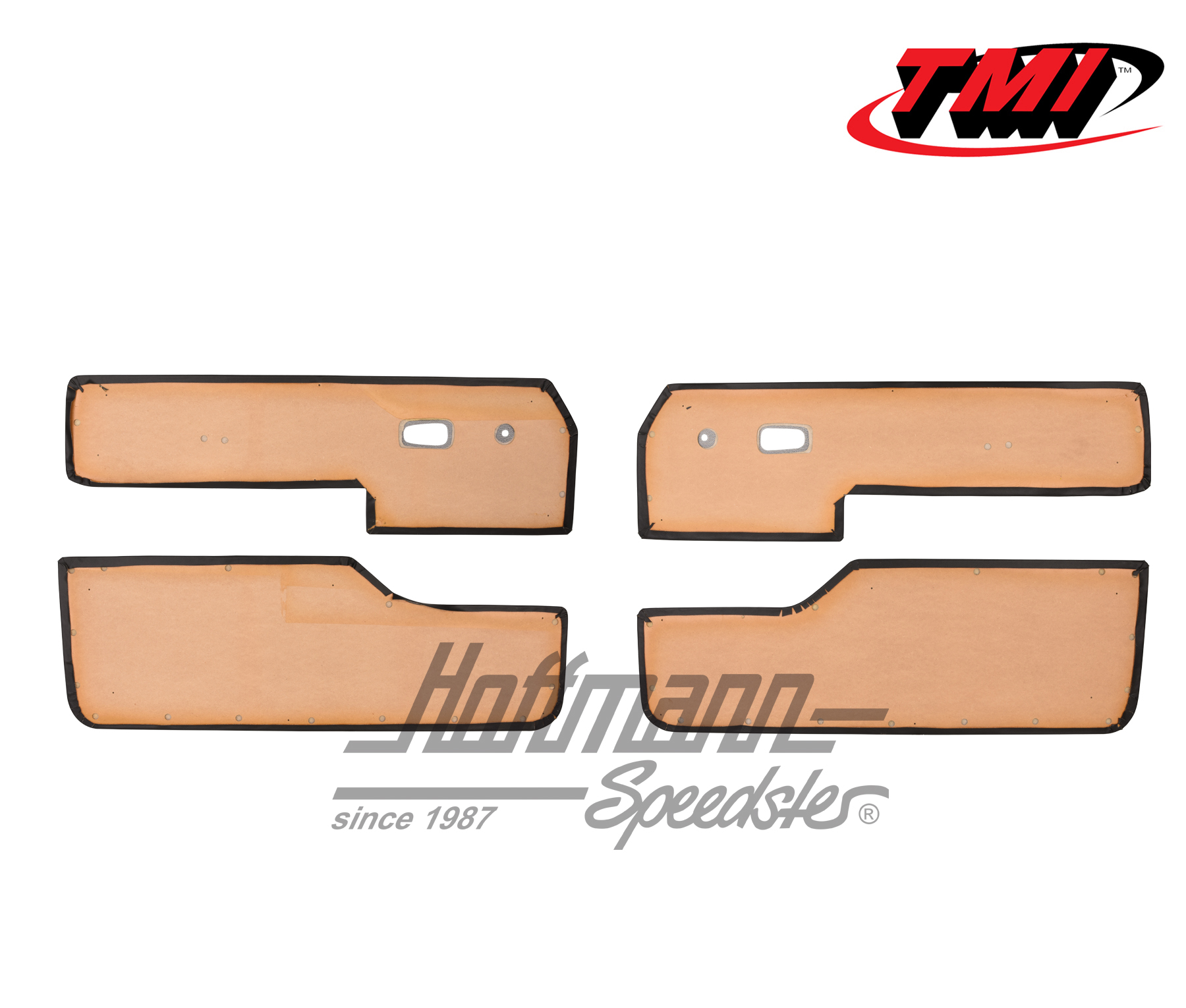 Door panels, Type 3, 4.61-7.65, black                                                               