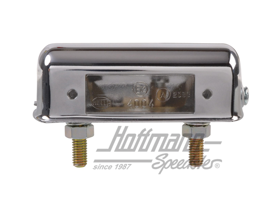 License-plate light, chromed, universal                                                             