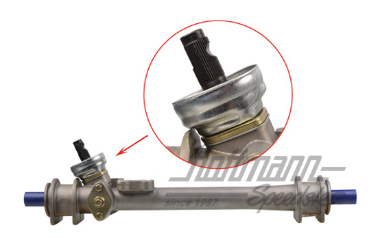 Steering gear, Golf 2, 83-90 | 191 419 063 B | 204-5000