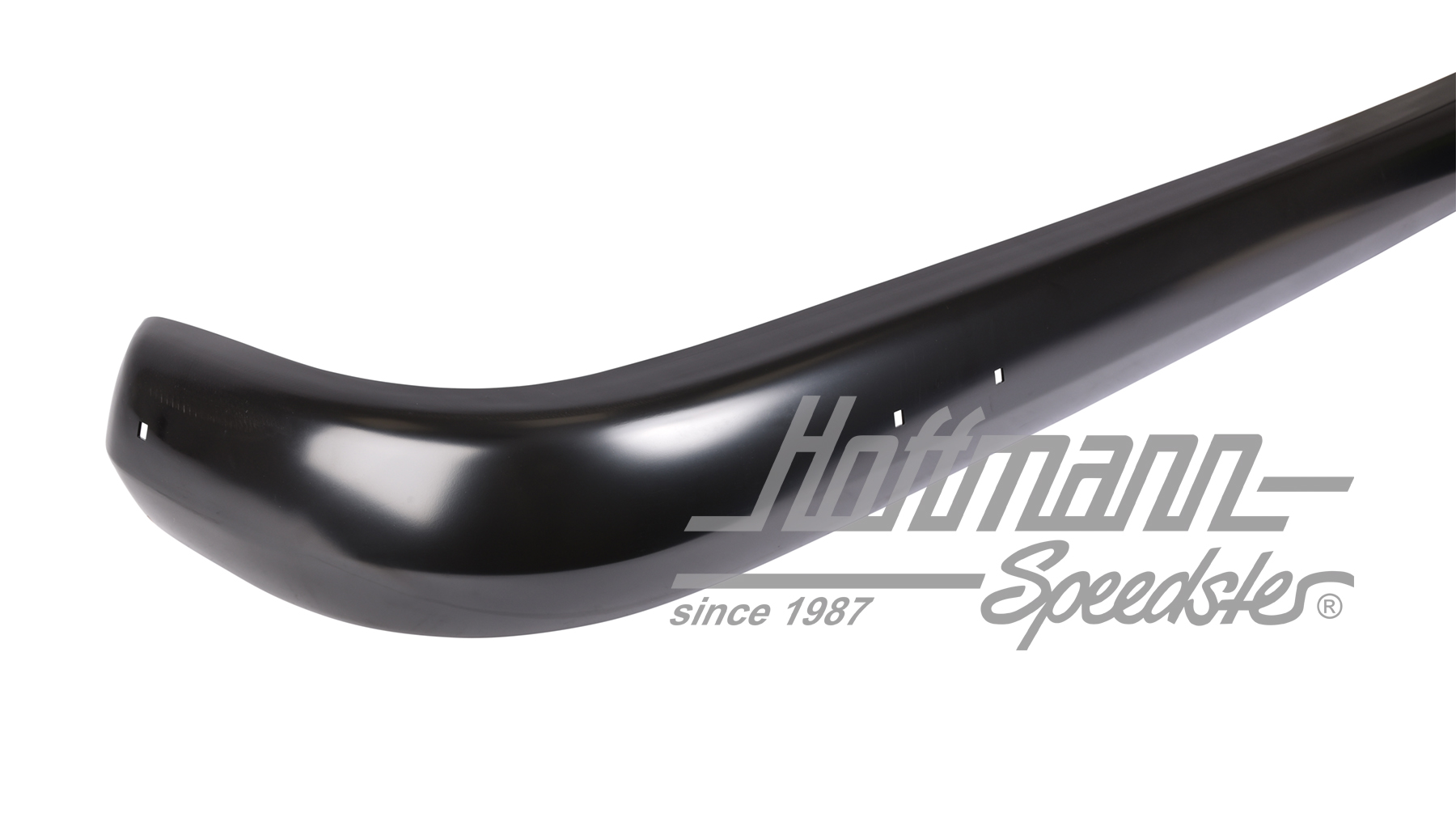 Bumper, 8.67-7.71, rear, black                                                                      