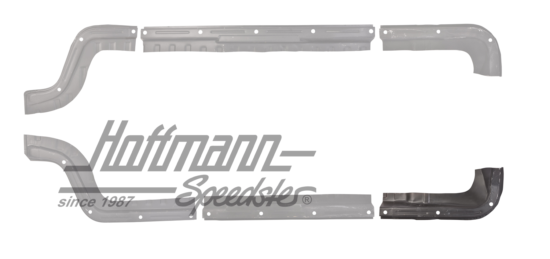 Repair panel, floor plate, rear, left                                                               