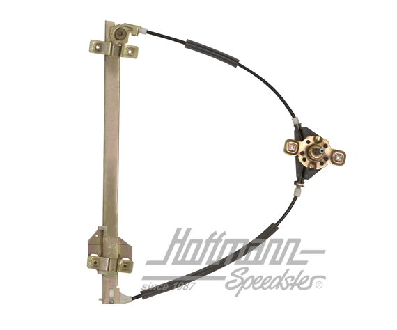 Window regulator, Golf 2, front, 87-, left | 191 837 401 B | 208-3012-01