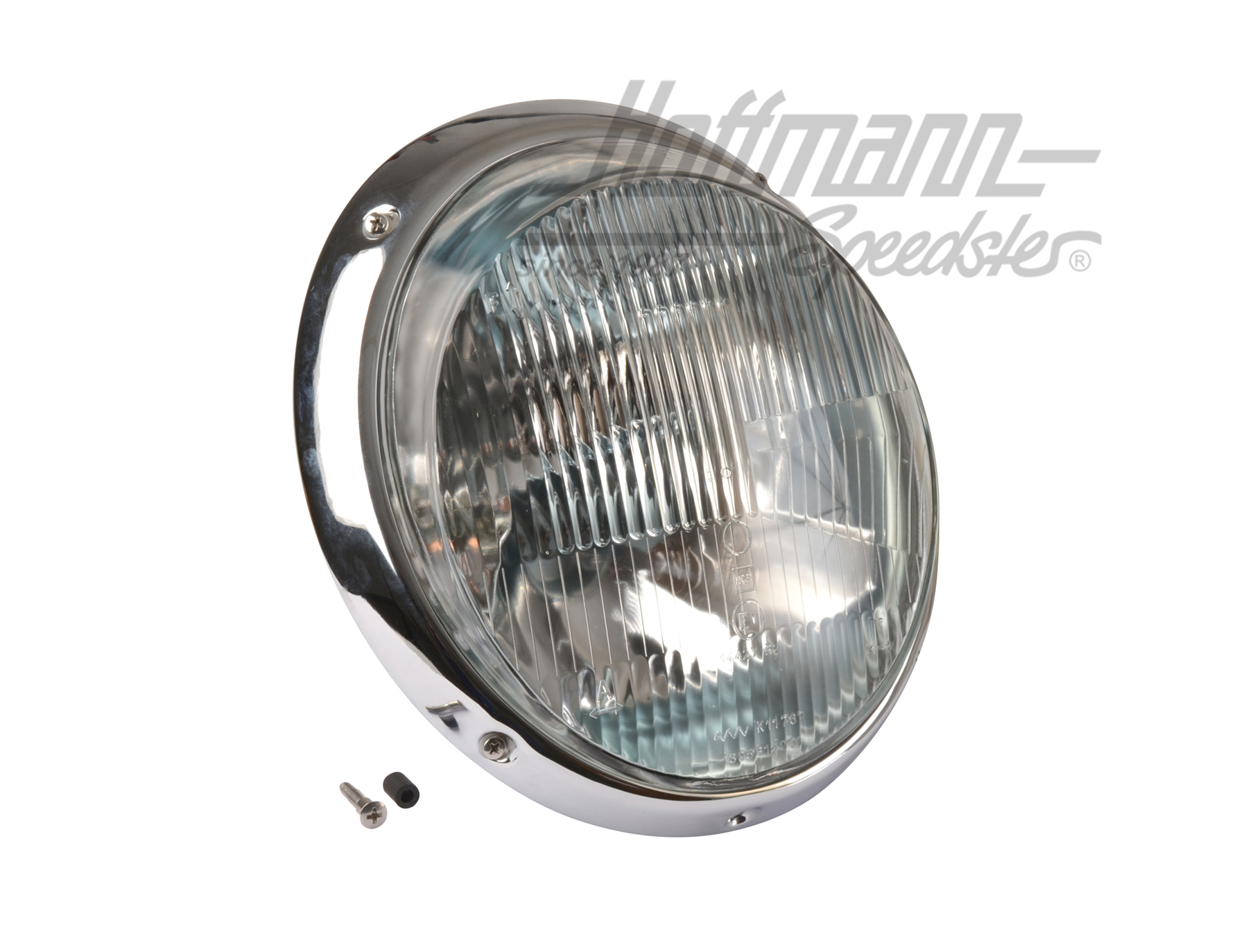 Headlight, H1, Porsche 911, .69-.72, chromed | 911 631 101 00 | 580-1935-30