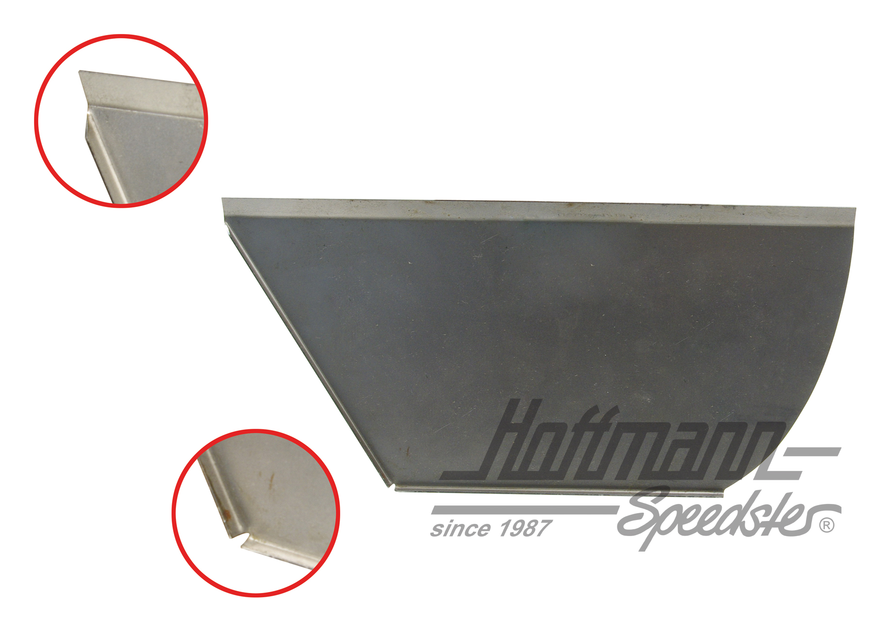 End plate, wheel house, rear, right | 211 813 364 | 095-0534-22