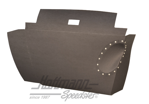 Front trunk liner cardboard, Karmann Ghia, 8.67-7.74                                                