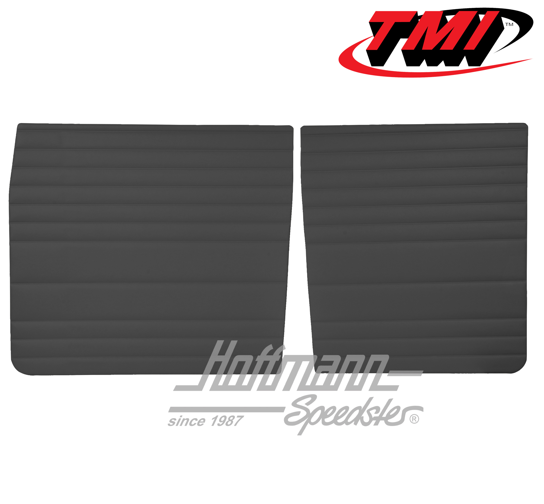 Bench backing panels, 55-67, black | 10-2106-11 | 098-0586-01