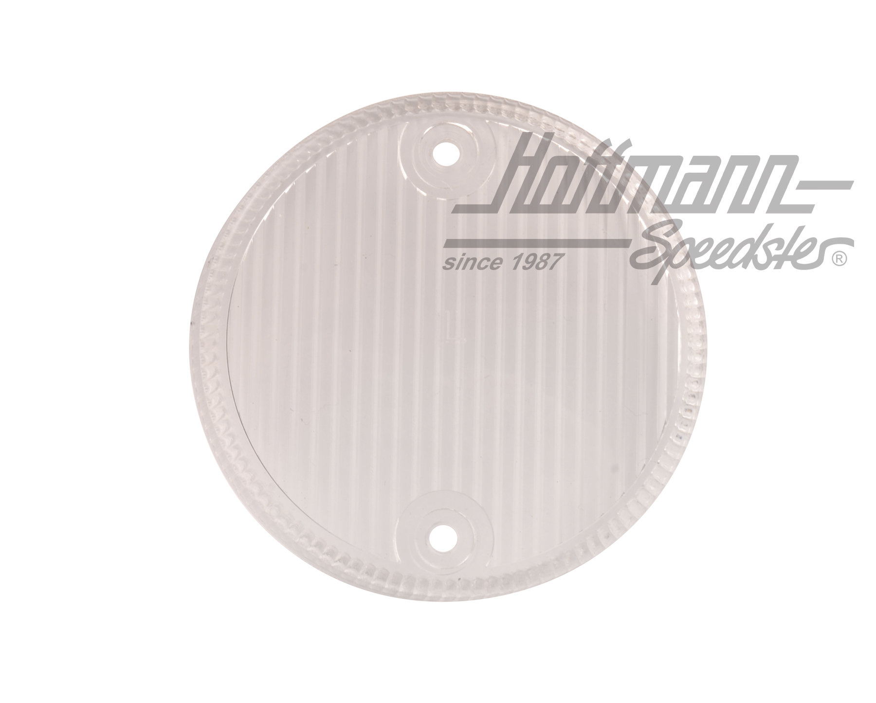 Glass, side marker light, white, left                                                               