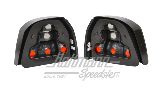 Tail lights, Golf 3, black/red/clear                                                                
