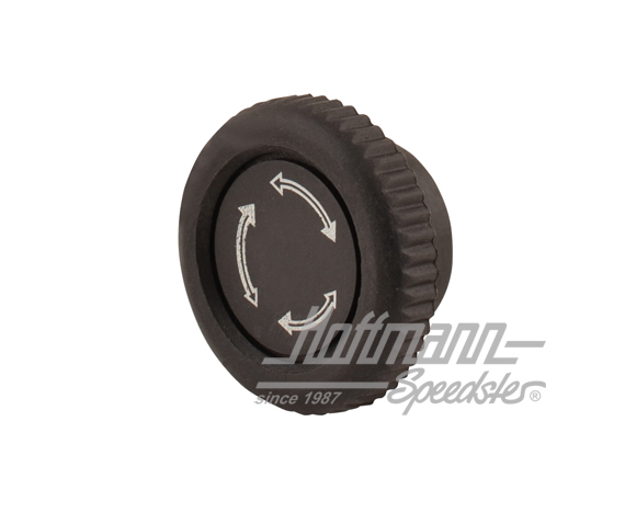 Knob, fresh air control, with symbol                                                                