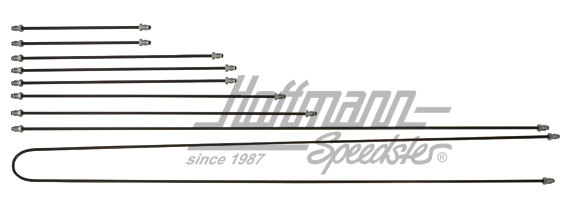 Brake line kit, Porsche 911/912, .68                                                                