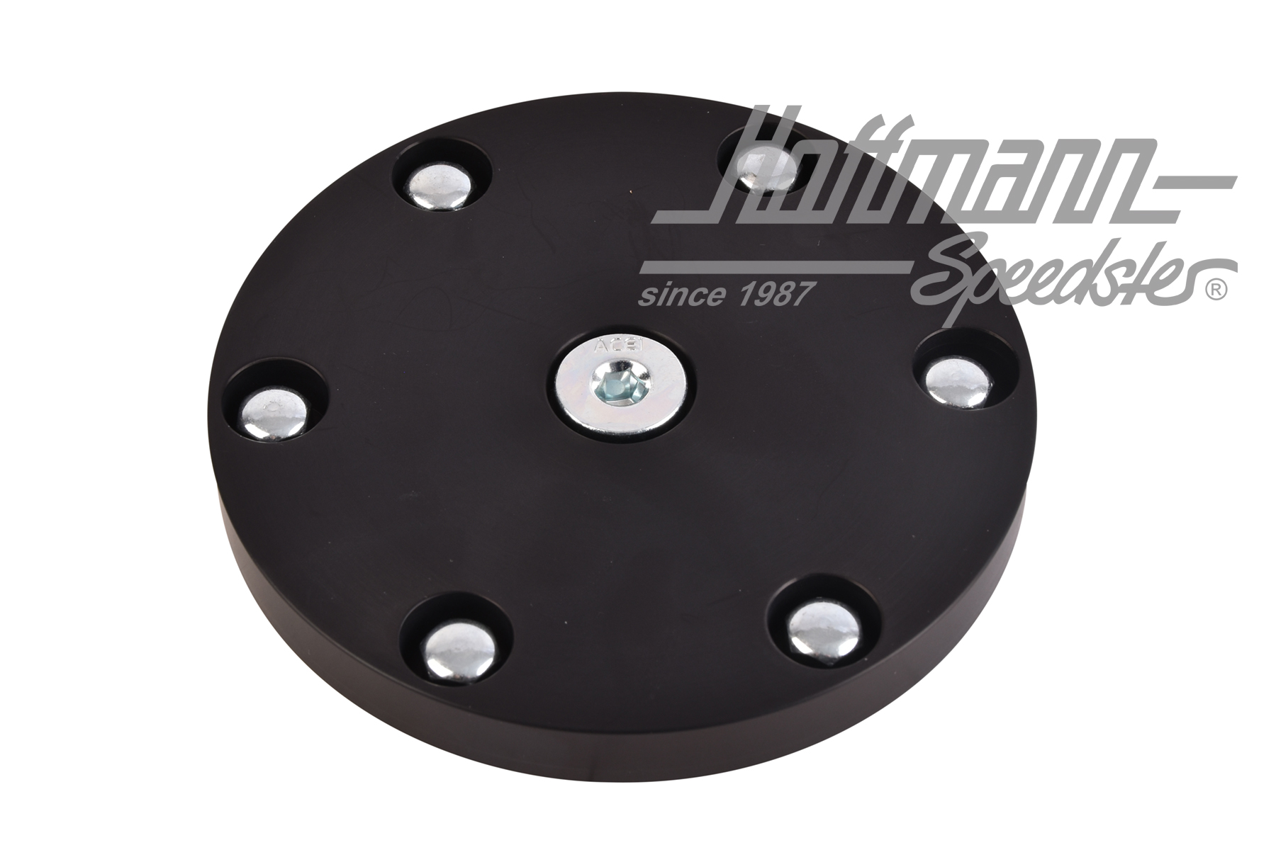 Oil sump plate, aluminium, black                                                                    