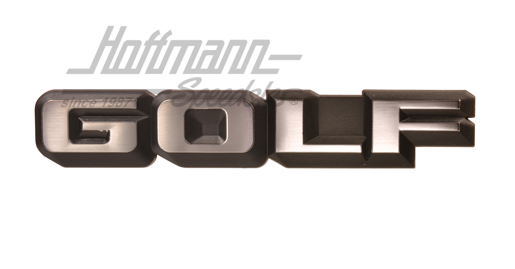 Emblem, Golf, chromed, rear | 191 853 687 F GX2 | 208-6520-14