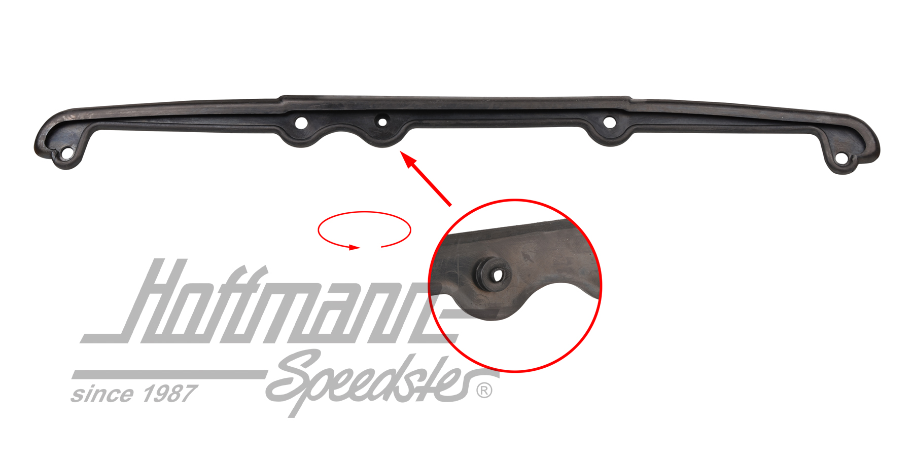 Seal, license plate light, Type 3 | 311 943 191 | 069-8105