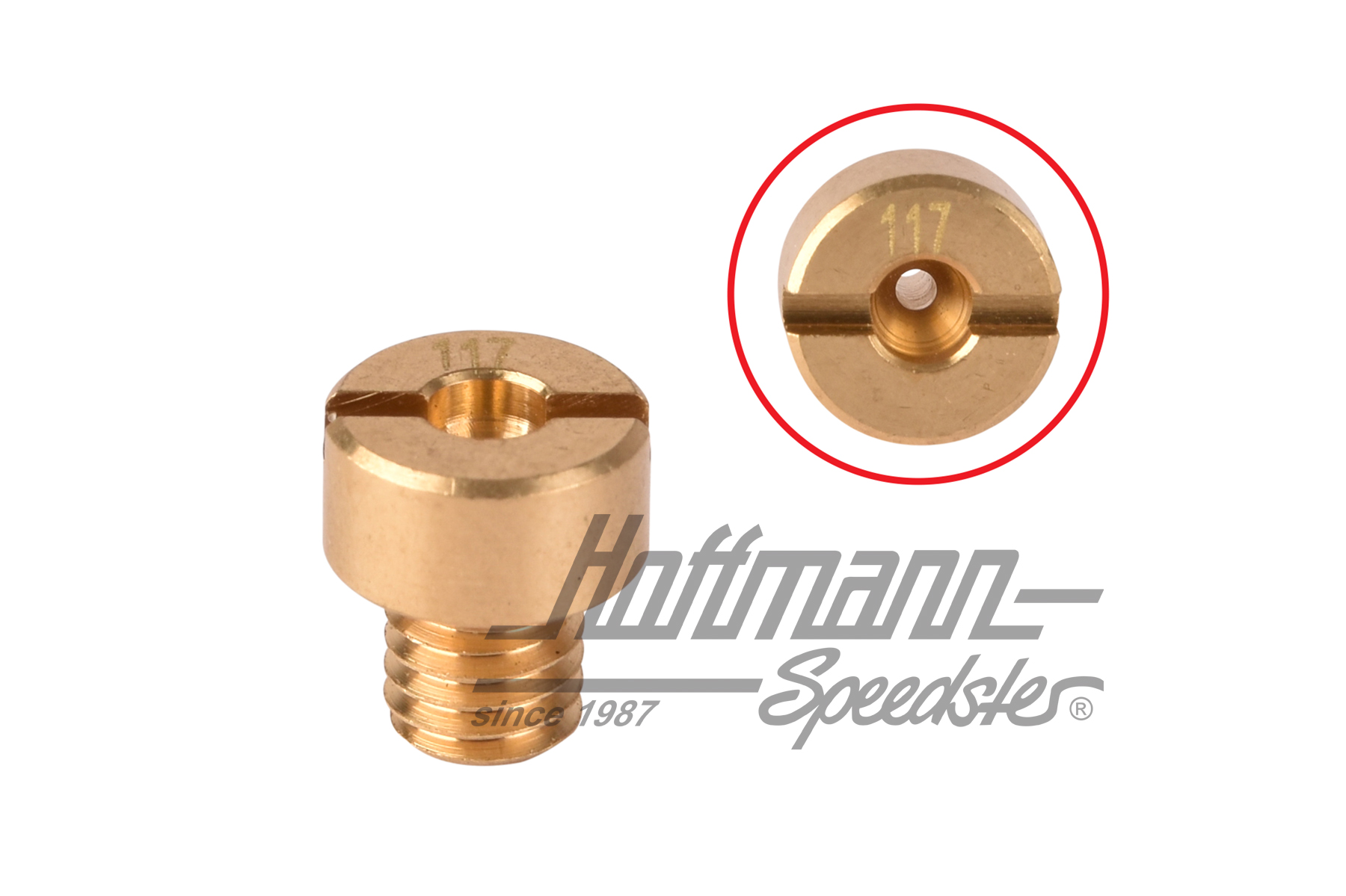 Main jet, carburetor, 117 |  | 020-3193-08