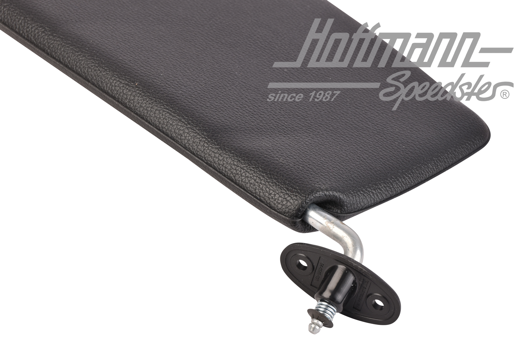 Sun visors, black, with mirror, Sedan/Convertible, .68-                                             