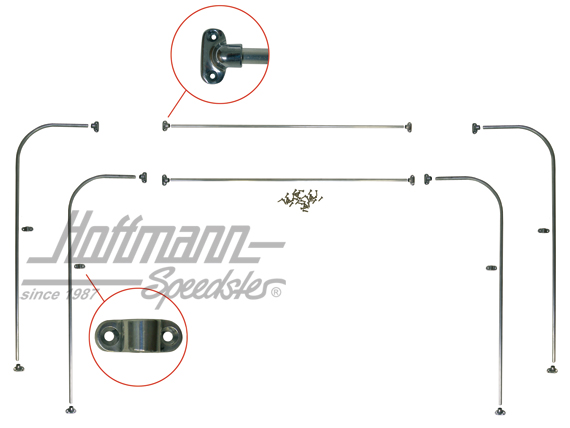 Jail Bars, side-/rear-windows, 3.55-7.63 | 0564-31 | 097-8500