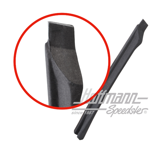 Seal, roof-frame, inner, Convertible, 83-85, left                                                   