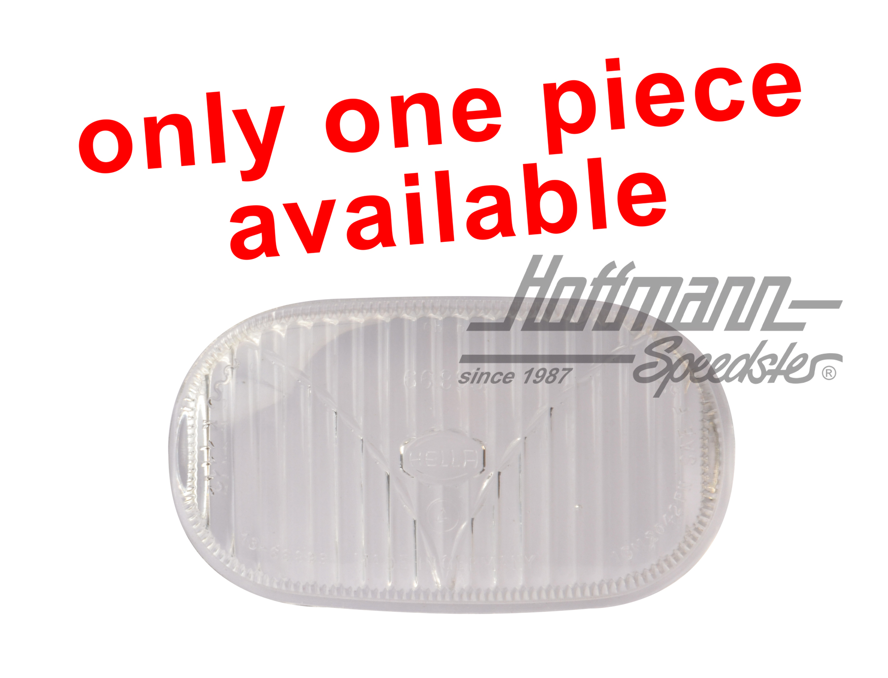 Lens, fog lamp, 356/911, white                                                                      