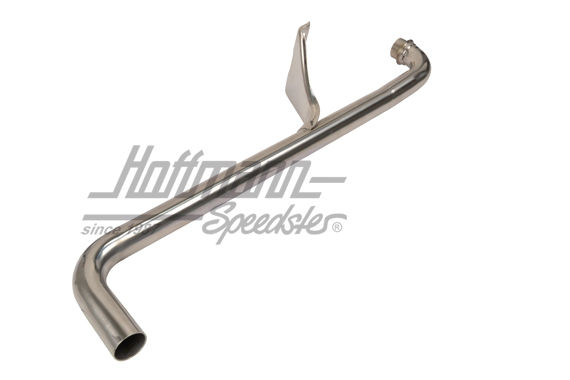 Exhaust tailpipe, Bus T2, 1.3-1.6, stainless steel                                                  