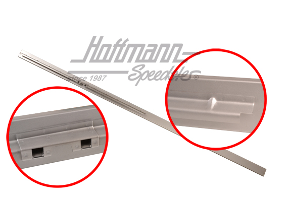 Repair panel, rain gutter, hinged door, right | --- --- --- | 095-0124-22