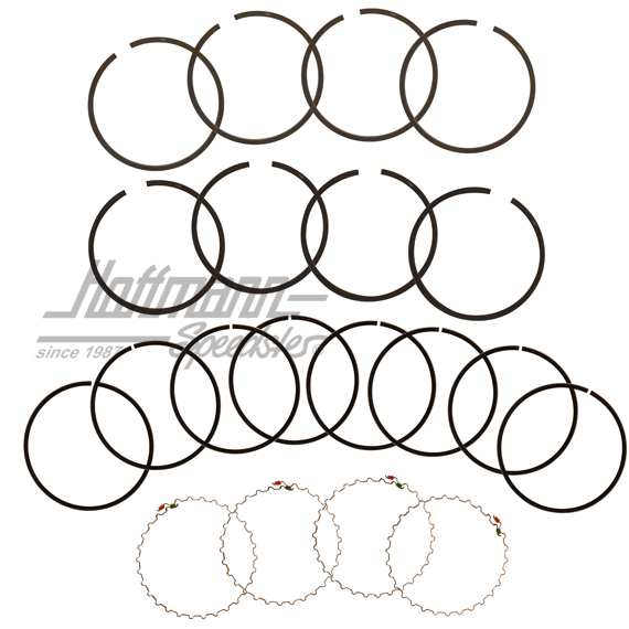 Piston rings, 92mm, for 4 pistons | 311 198 169  92mm | 010-0527-02