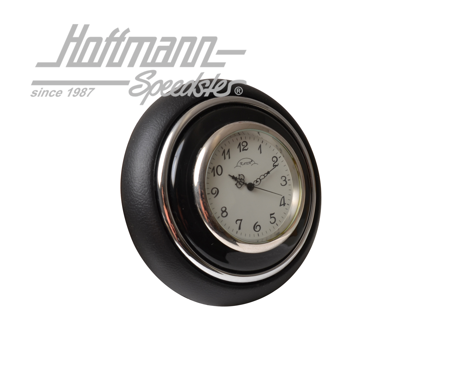 Horn button, with clock, Beetle/Bus, black | 211 951 Clock | 020-1882-10