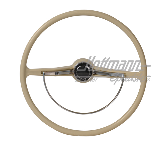 Steering wheel, complete, 8.61-7.71, ivory-coloured                                                 