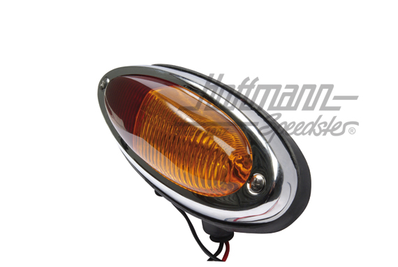 Tail light, 356, complete, orange/red, right                                                        