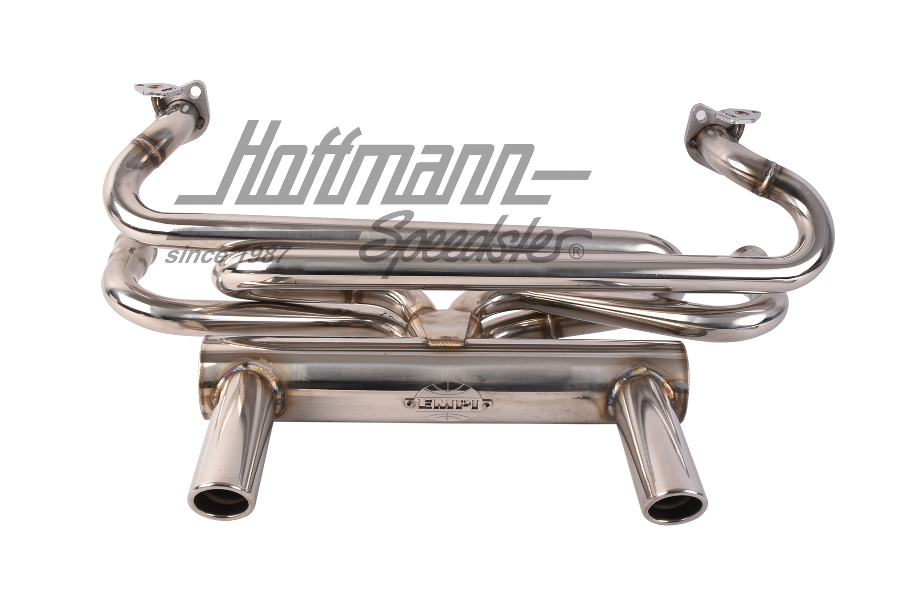 Sports exhaust, Sport-Style 2, stainless steel                                                      