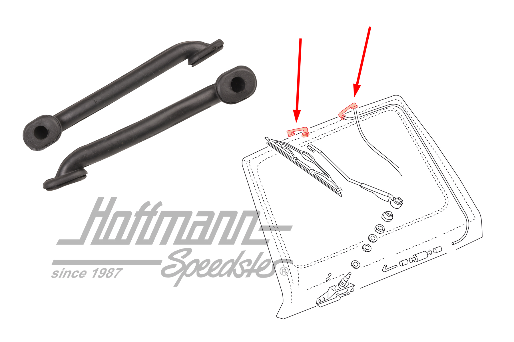 Grommets, cable passage, hatchback 
 | 171 971 840 A | 180-7422-30