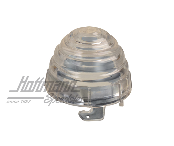 Turn-indicator lens, 356 B/C, front, white (plastic)                                                