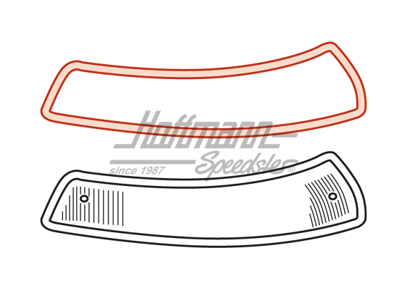 Seal, turn indictor, 911, 69-73, right                                                              